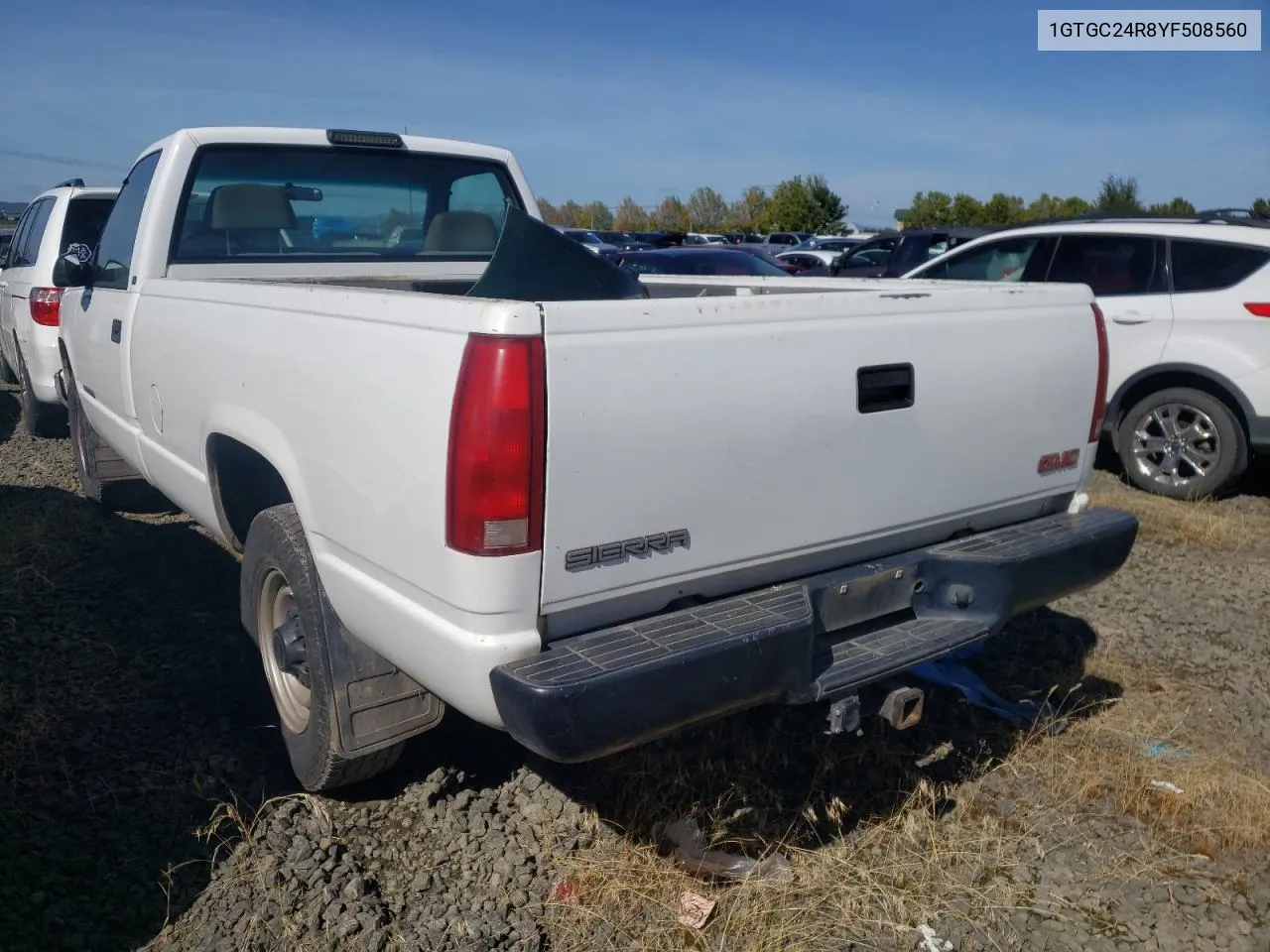 2000 GMC Sierra C2500 VIN: 1GTGC24R8YF508560 Lot: 70241404