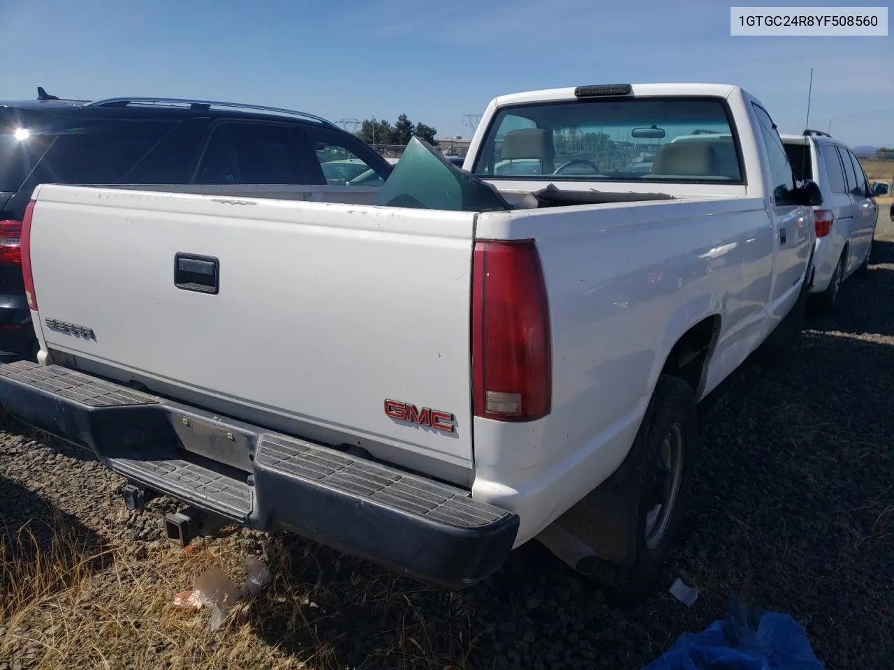 2000 GMC Sierra C2500 VIN: 1GTGC24R8YF508560 Lot: 70241404