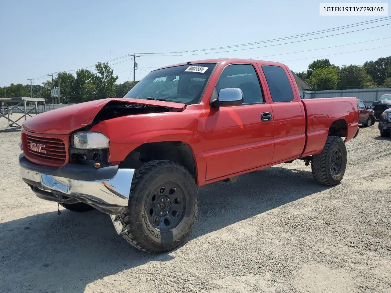 2000 GMC New Sierra K1500 VIN: 1GTEK19T1YZ293465 Lot: 70809384