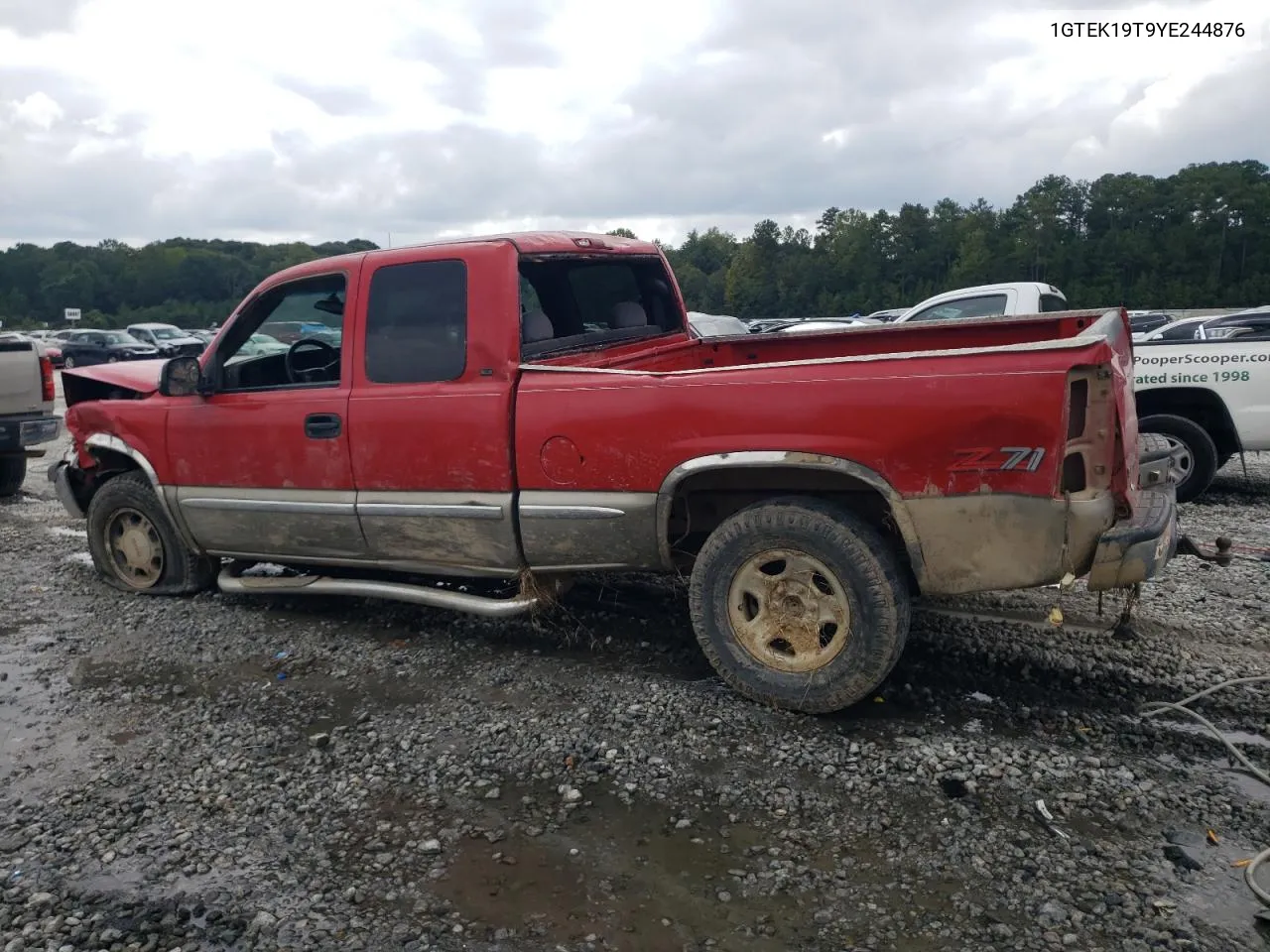 2000 GMC New Sierra K1500 VIN: 1GTEK19T9YE244876 Lot: 71601274