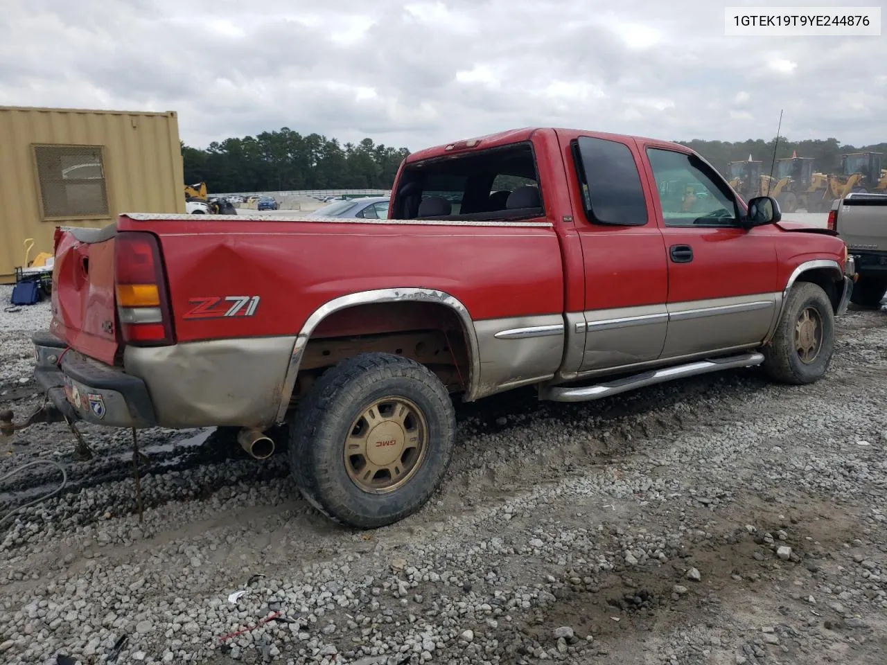 2000 GMC New Sierra K1500 VIN: 1GTEK19T9YE244876 Lot: 71601274