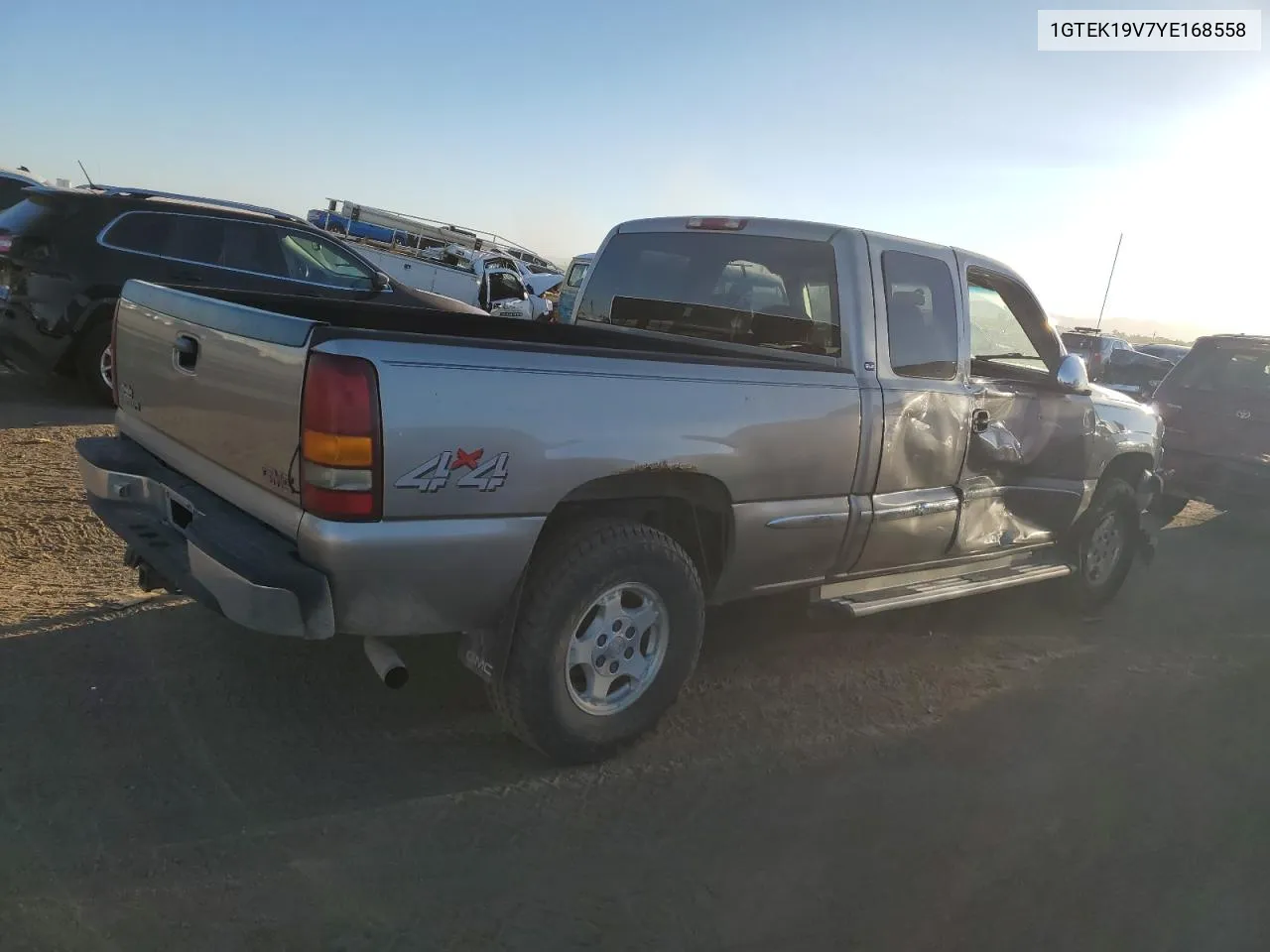 2000 GMC New Sierra K1500 VIN: 1GTEK19V7YE168558 Lot: 71805554