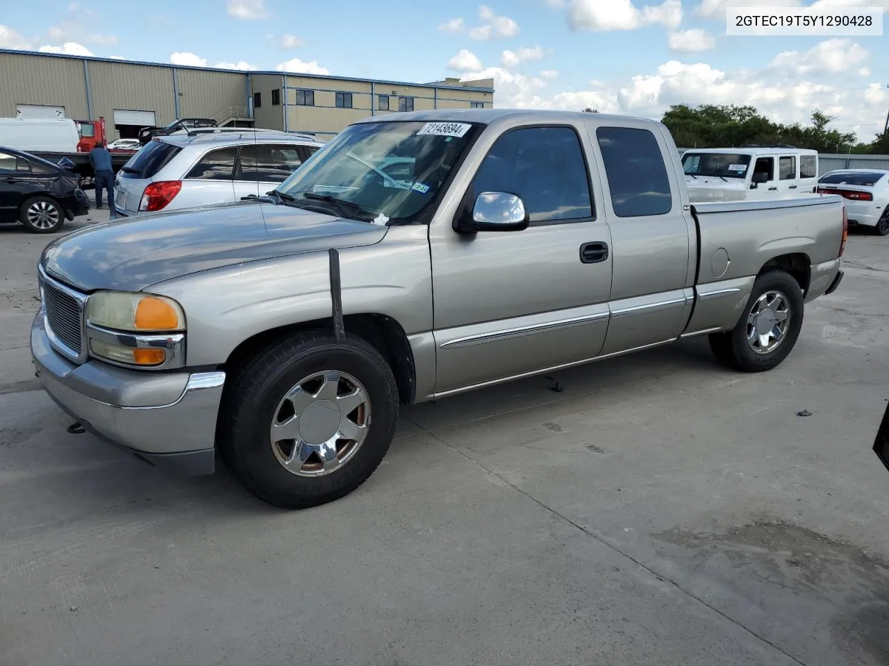 2000 GMC New Sierra C1500 VIN: 2GTEC19T5Y1290428 Lot: 72143694