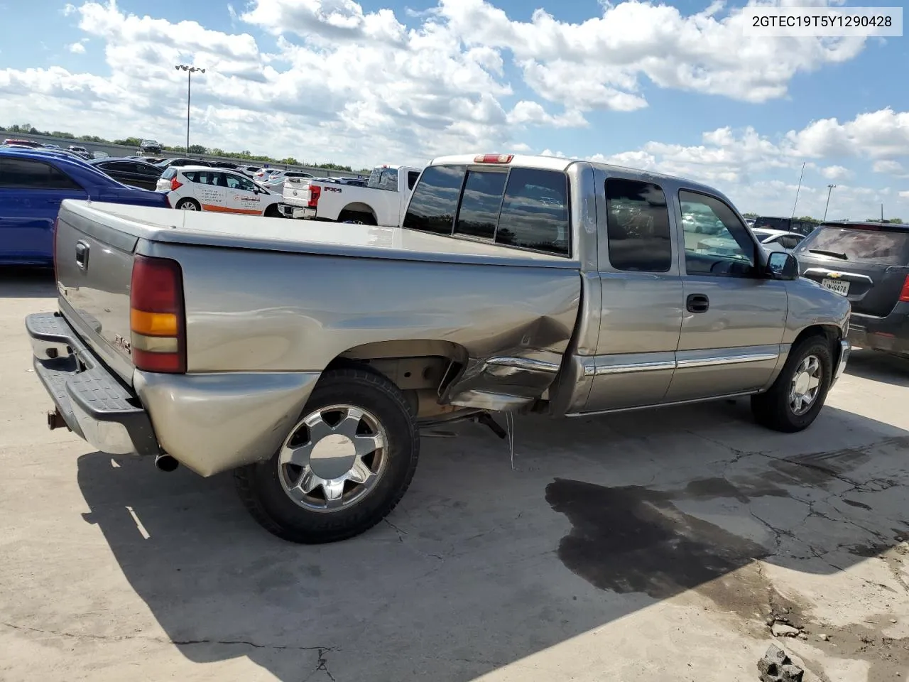 2000 GMC New Sierra C1500 VIN: 2GTEC19T5Y1290428 Lot: 72143694