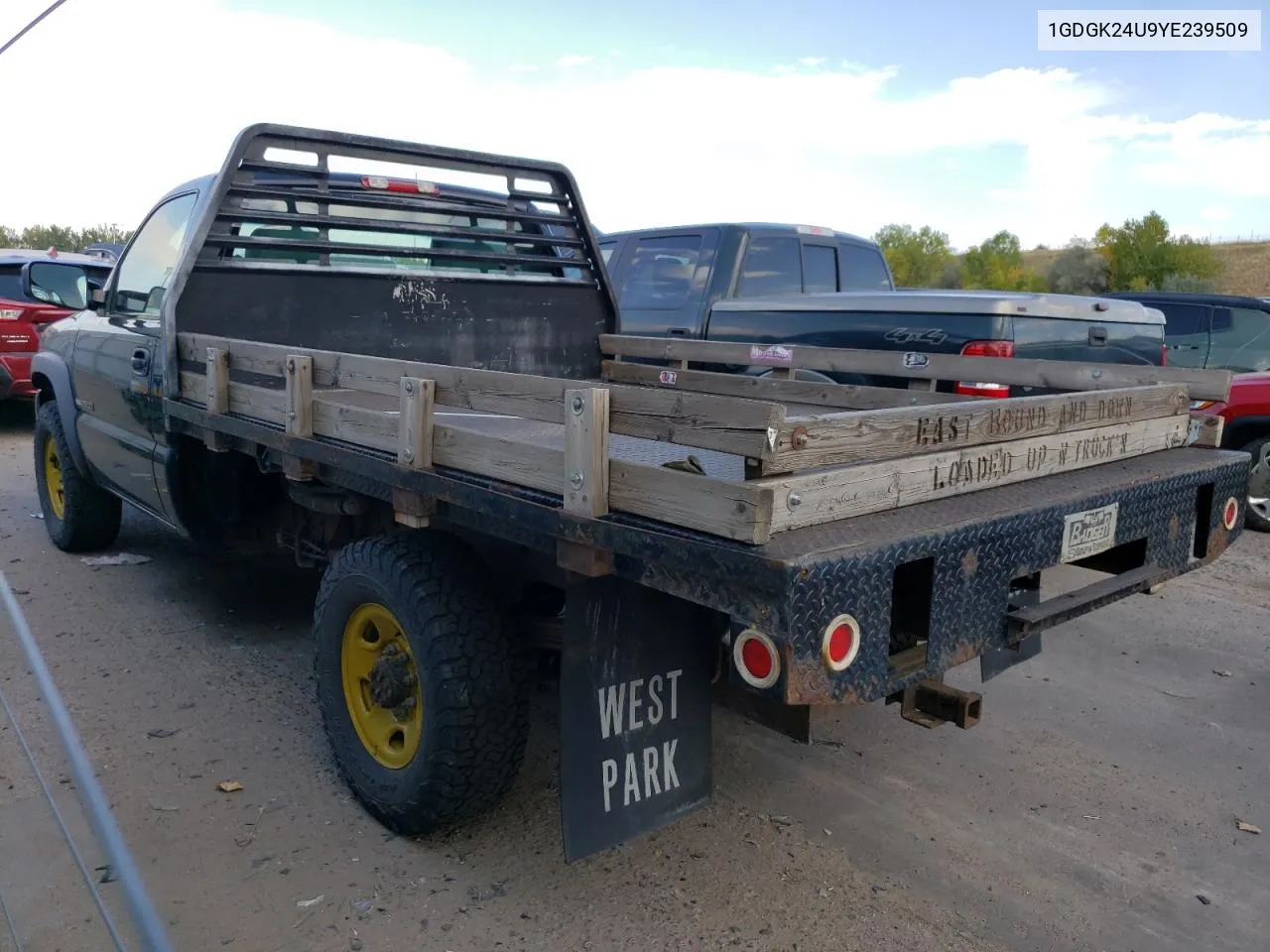 2000 GMC New Sierra K2500 VIN: 1GDGK24U9YE239509 Lot: 73482814