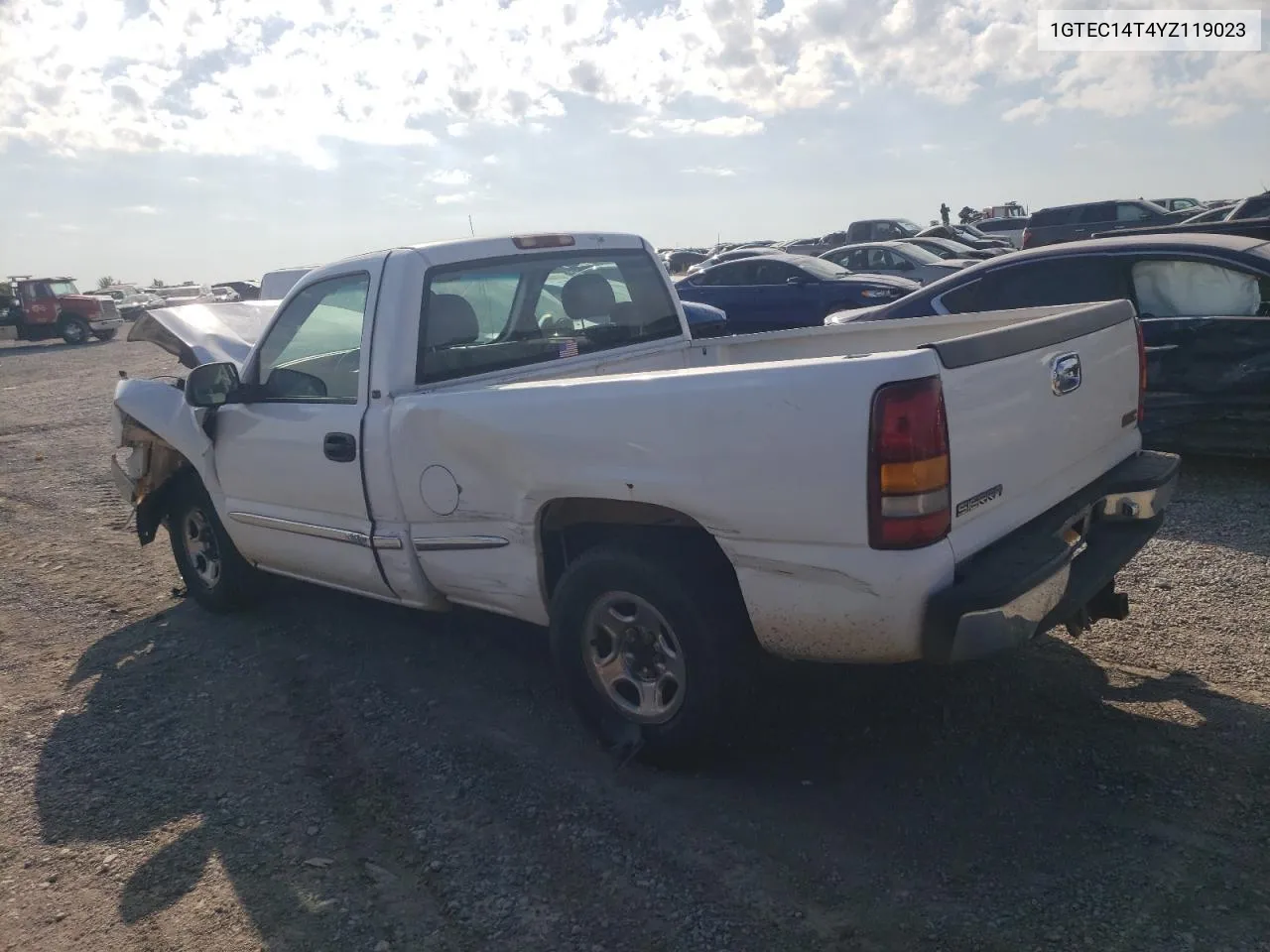 1GTEC14T4YZ119023 2000 GMC New Sierra C1500