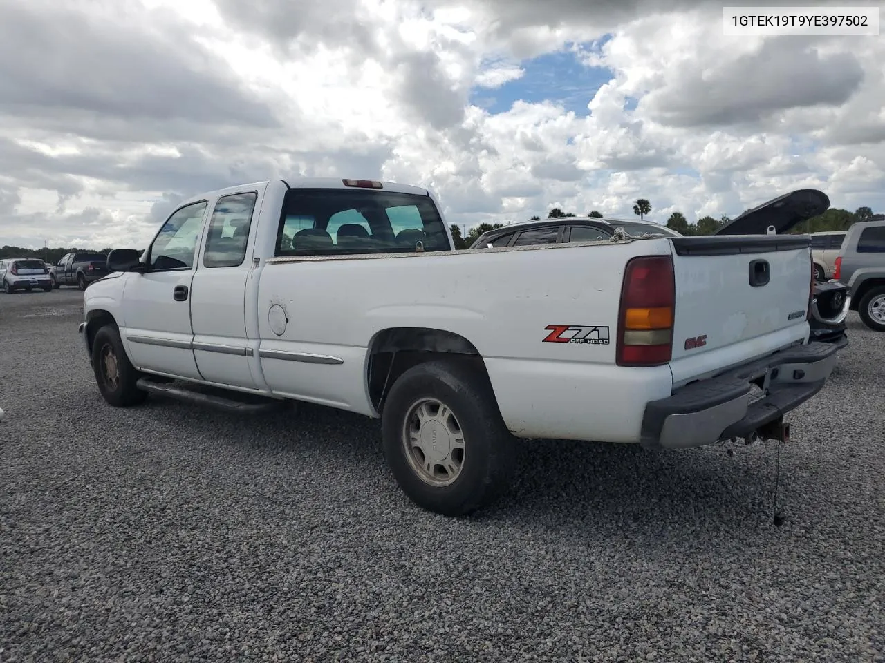 2000 GMC New Sierra K1500 VIN: 1GTEK19T9YE397502 Lot: 73824894