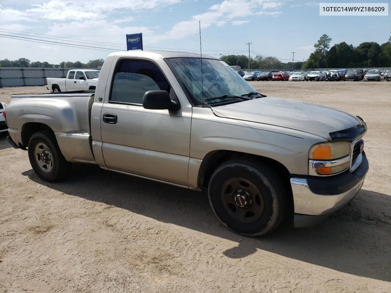 2000 GMC New Sierra C1500 VIN: 1GTEC14W9YZ186209 Lot: 74216904