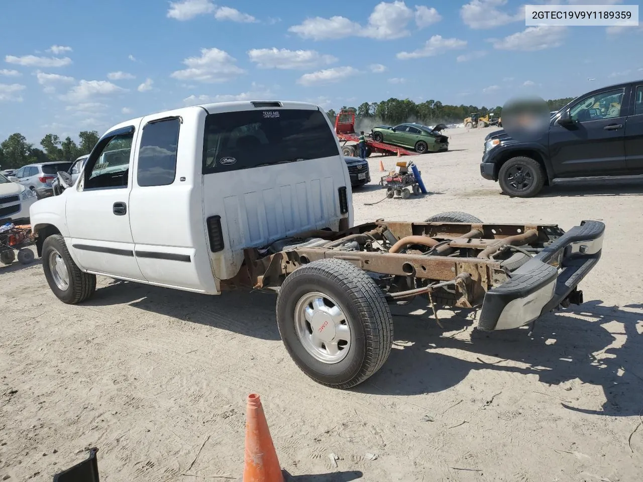 2000 GMC New Sierra C1500 VIN: 2GTEC19V9Y1189359 Lot: 74488824