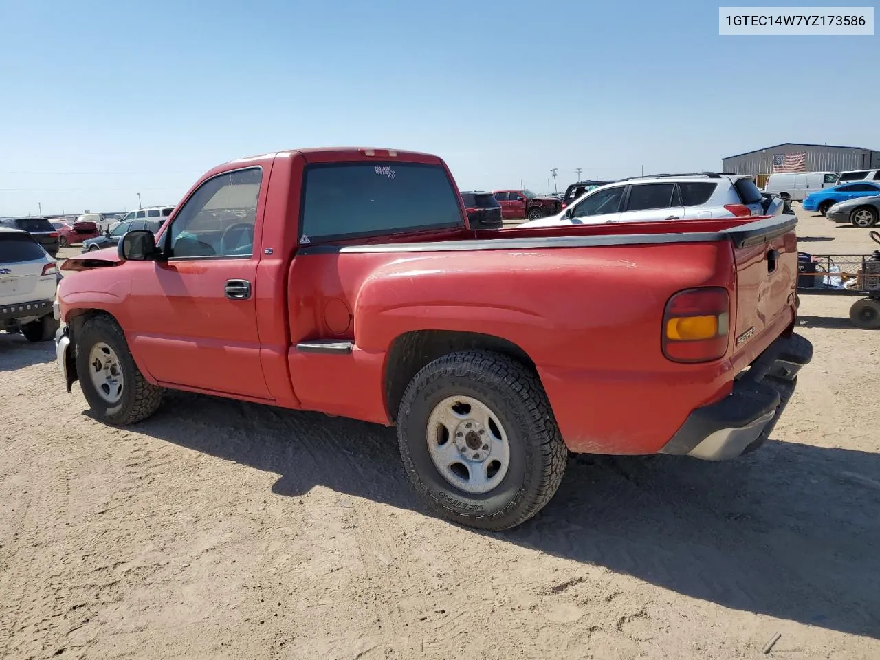 2000 GMC New Sierra C1500 VIN: 1GTEC14W7YZ173586 Lot: 75408424