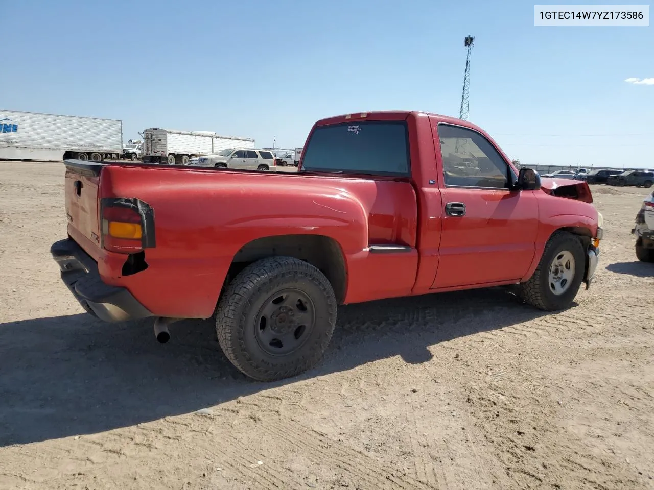 2000 GMC New Sierra C1500 VIN: 1GTEC14W7YZ173586 Lot: 75408424