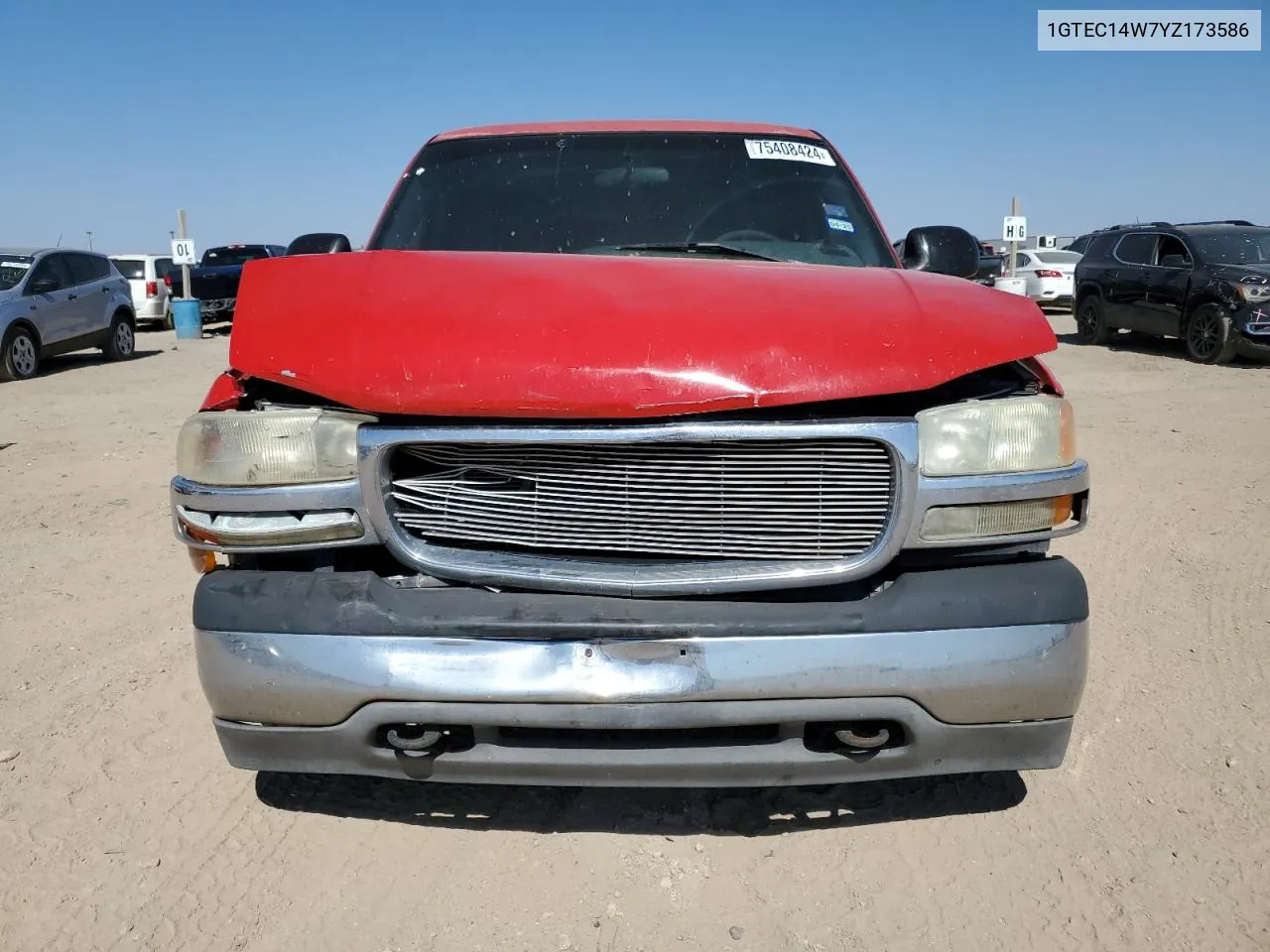 2000 GMC New Sierra C1500 VIN: 1GTEC14W7YZ173586 Lot: 75408424