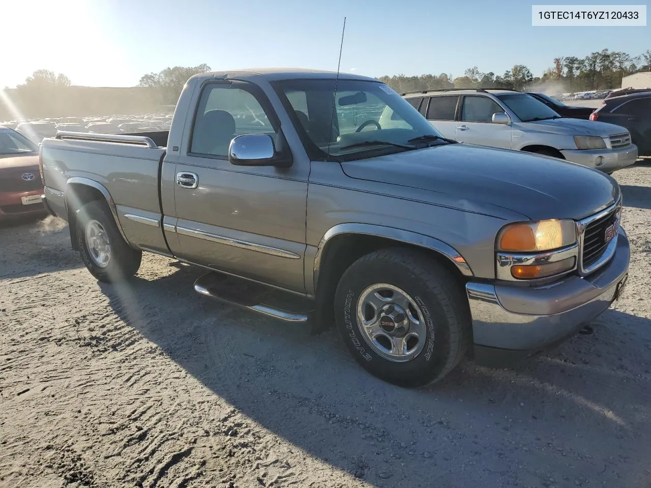 2000 GMC New Sierra C1500 VIN: 1GTEC14T6YZ120433 Lot: 75794374