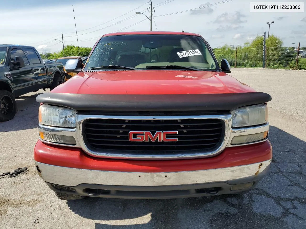 2001 GMC New Sierra K1500 VIN: 1GTEK19T11Z233806 Lot: 57247104