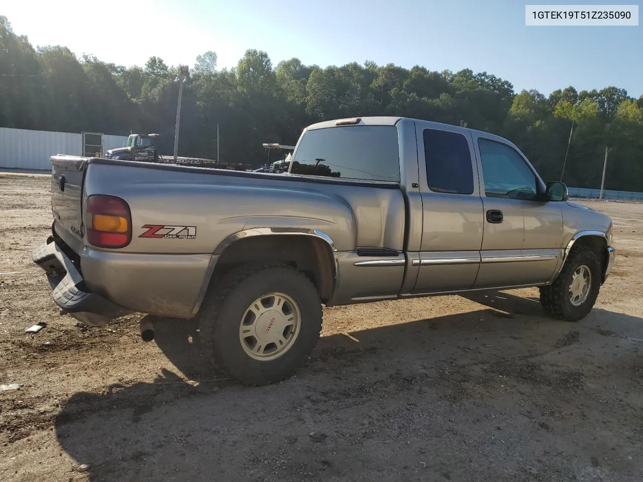 2001 GMC New Sierra K1500 VIN: 1GTEK19T51Z235090 Lot: 66840514