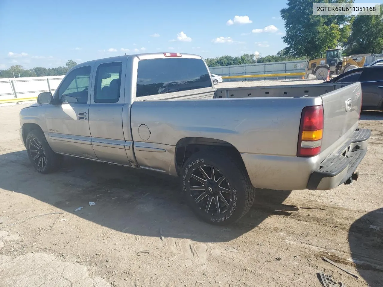 2001 GMC Sierra K1500 C3 VIN: 2GTEK69U611351168 Lot: 68821824