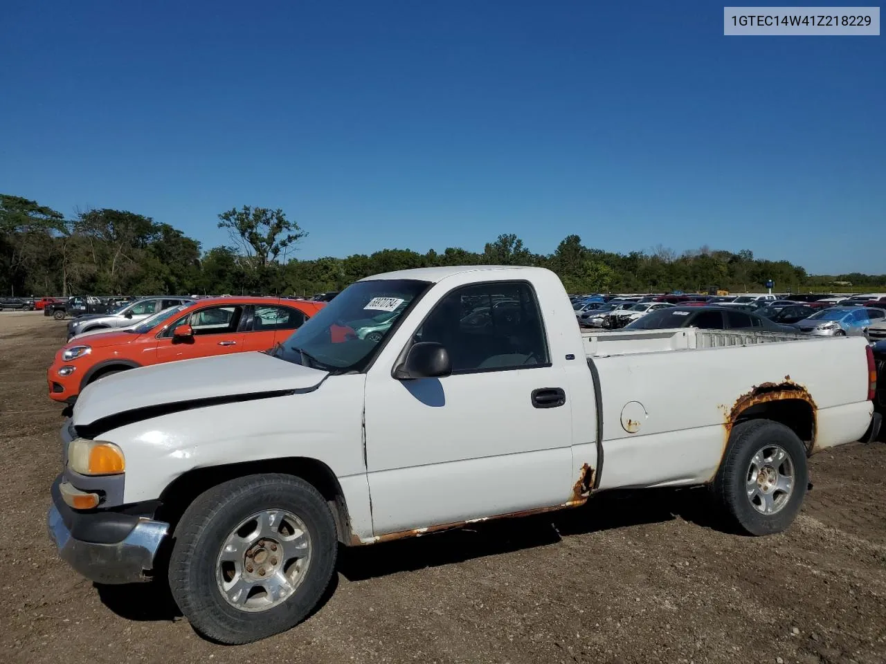 2001 GMC New Sierra C1500 VIN: 1GTEC14W41Z218229 Lot: 68970784