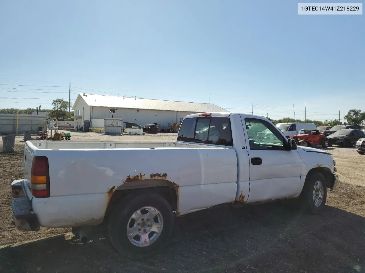 2001 GMC New Sierra C1500 VIN: 1GTEC14W41Z218229 Lot: 68970784