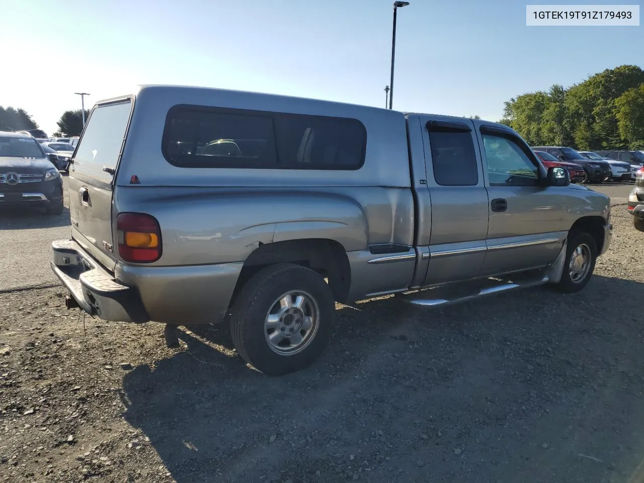 2001 GMC New Sierra K1500 VIN: 1GTEK19T91Z179493 Lot: 69969714