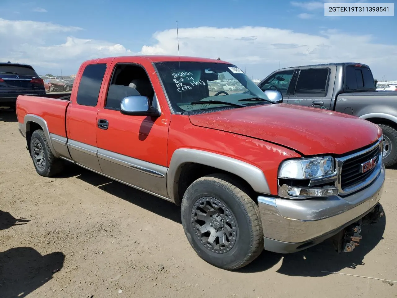 2001 GMC New Sierra K1500 VIN: 2GTEK19T311398541 Lot: 71042074