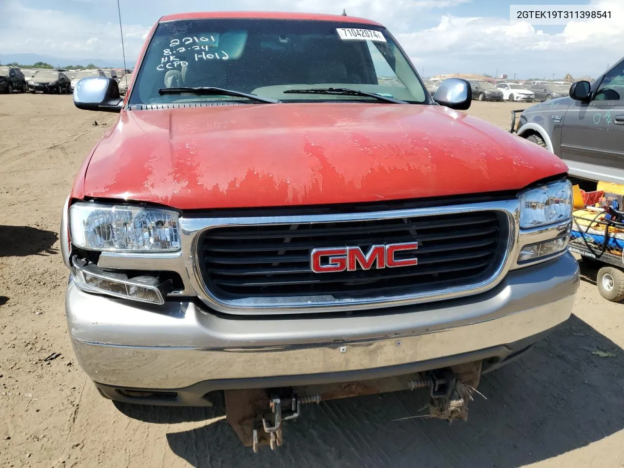 2001 GMC New Sierra K1500 VIN: 2GTEK19T311398541 Lot: 71042074