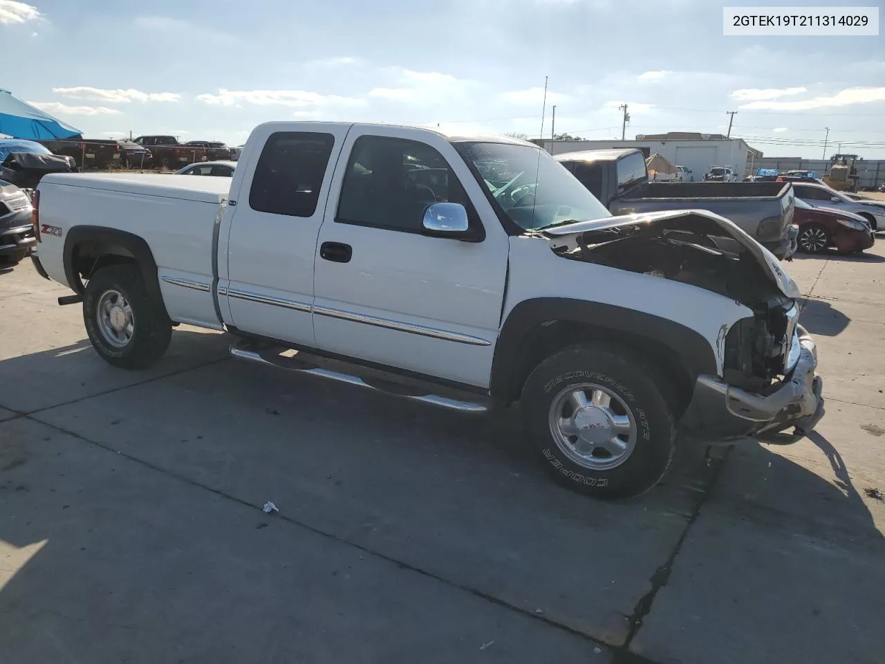 2001 GMC New Sierra K1500 VIN: 2GTEK19T211314029 Lot: 72366714