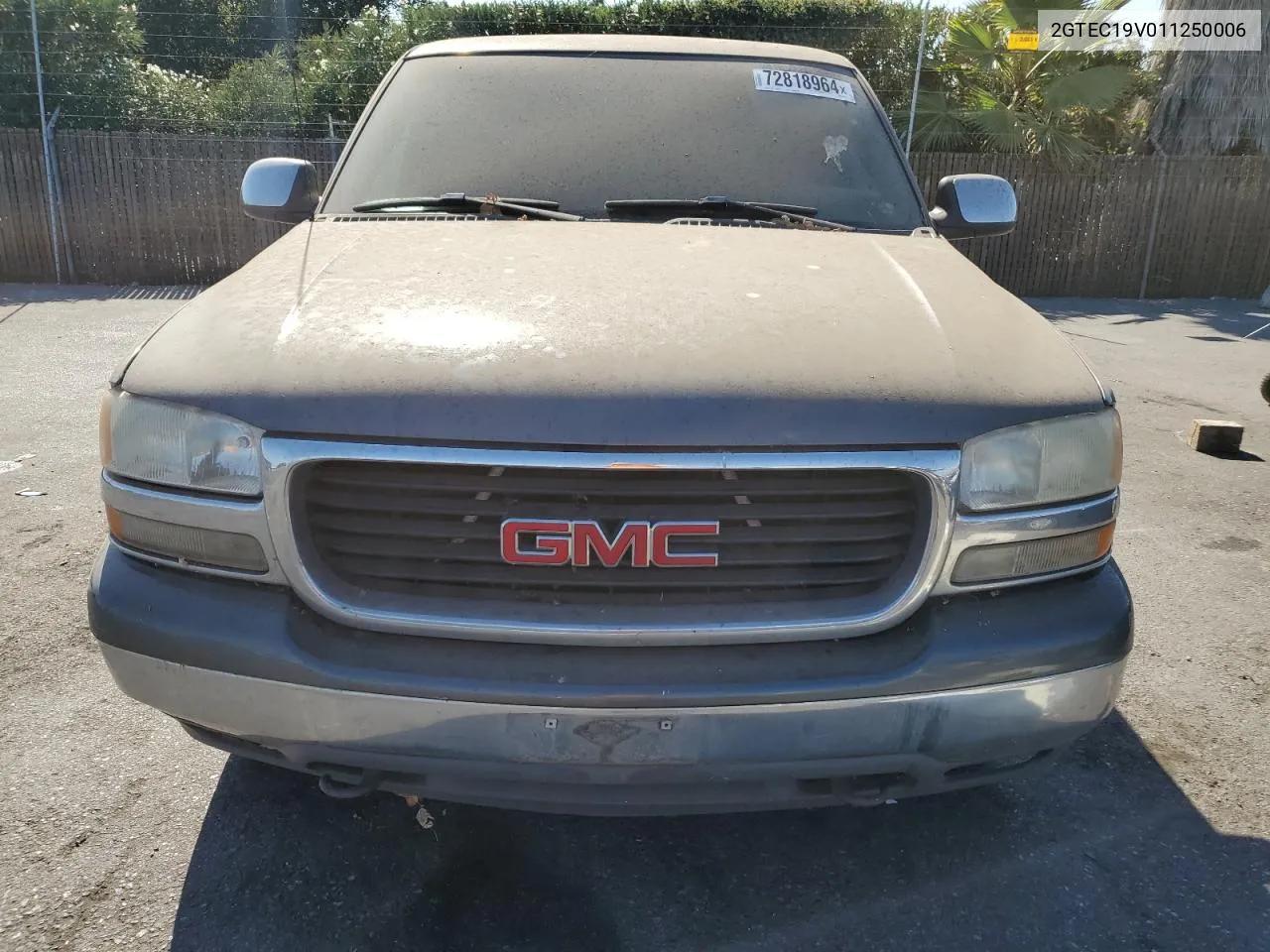 2001 GMC New Sierra C1500 VIN: 2GTEC19V011250006 Lot: 72818964