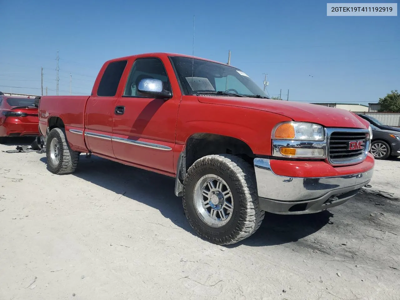 2001 GMC New Sierra K1500 VIN: 2GTEK19T411192919 Lot: 74267824