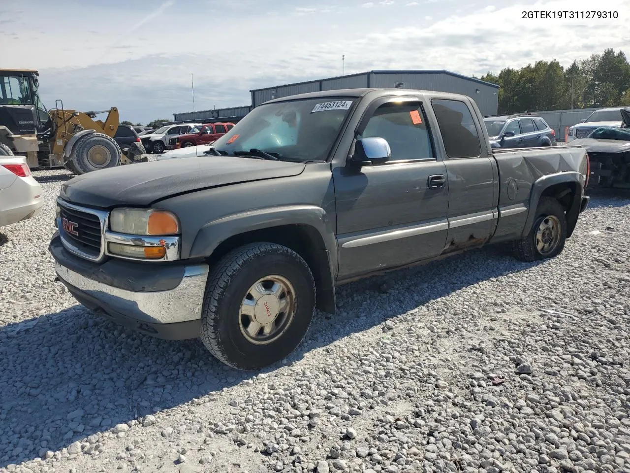 2001 GMC New Sierra K1500 VIN: 2GTEK19T311279310 Lot: 74453124