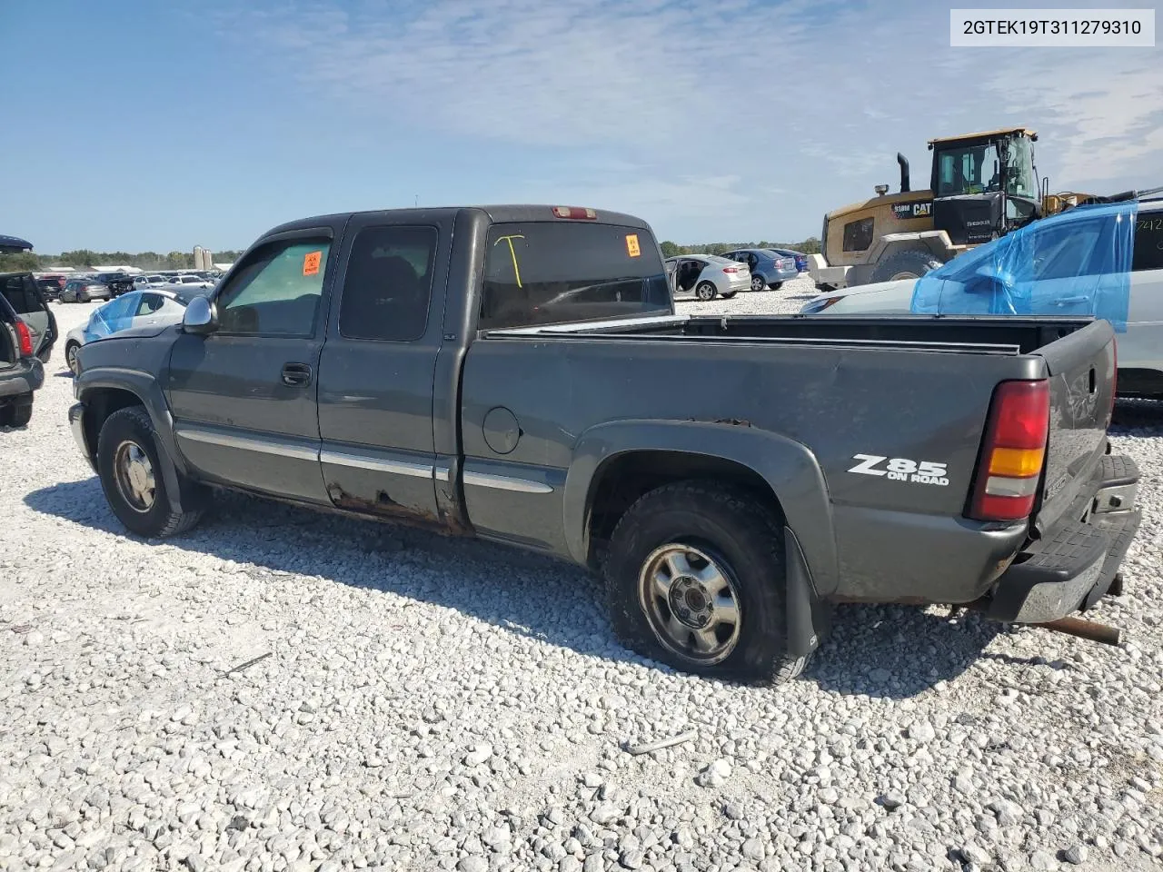 2001 GMC New Sierra K1500 VIN: 2GTEK19T311279310 Lot: 74453124