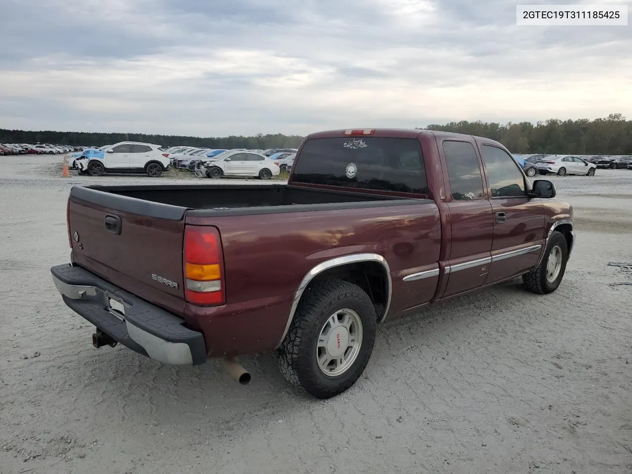 2001 GMC New Sierra C1500 VIN: 2GTEC19T311185425 Lot: 74591694