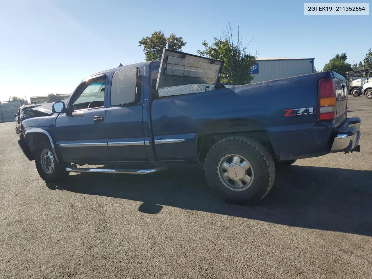 2001 GMC New Sierra K1500 VIN: 2GTEK19T211352554 Lot: 75435614