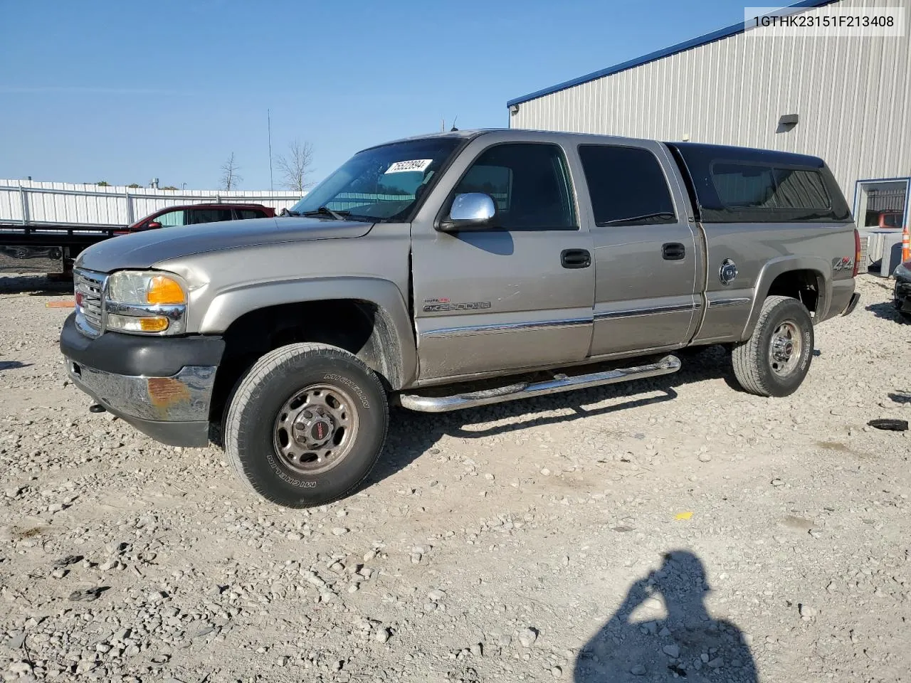 2001 GMC Sierra K2500 Heavy Duty VIN: 1GTHK23151F213408 Lot: 75522894