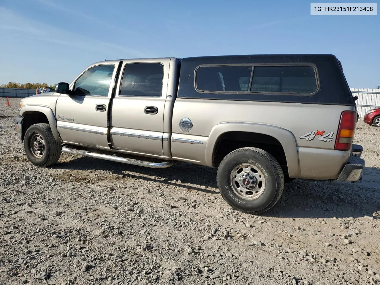 2001 GMC Sierra K2500 Heavy Duty VIN: 1GTHK23151F213408 Lot: 75522894