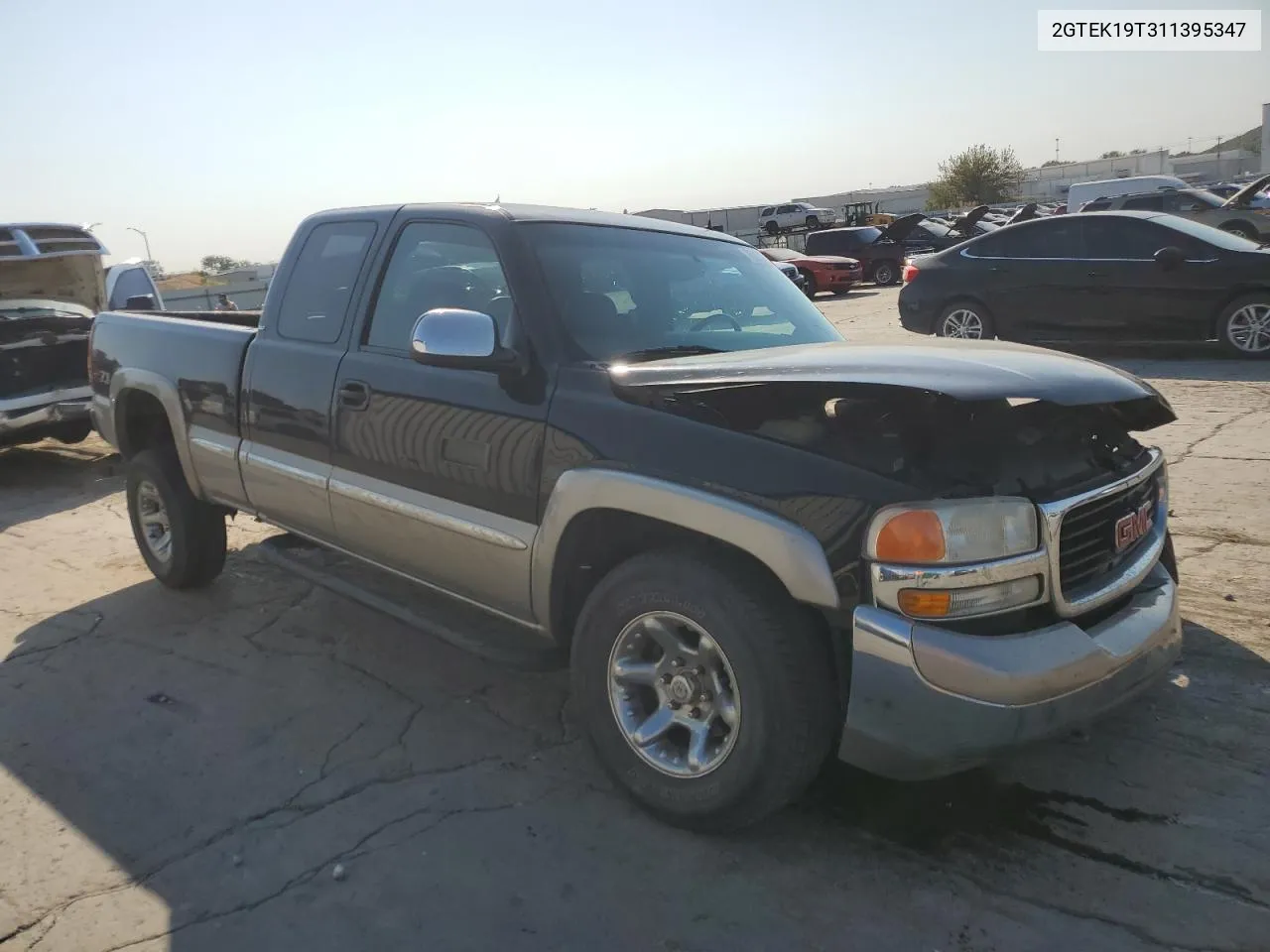 2001 GMC New Sierra K1500 VIN: 2GTEK19T311395347 Lot: 75926764