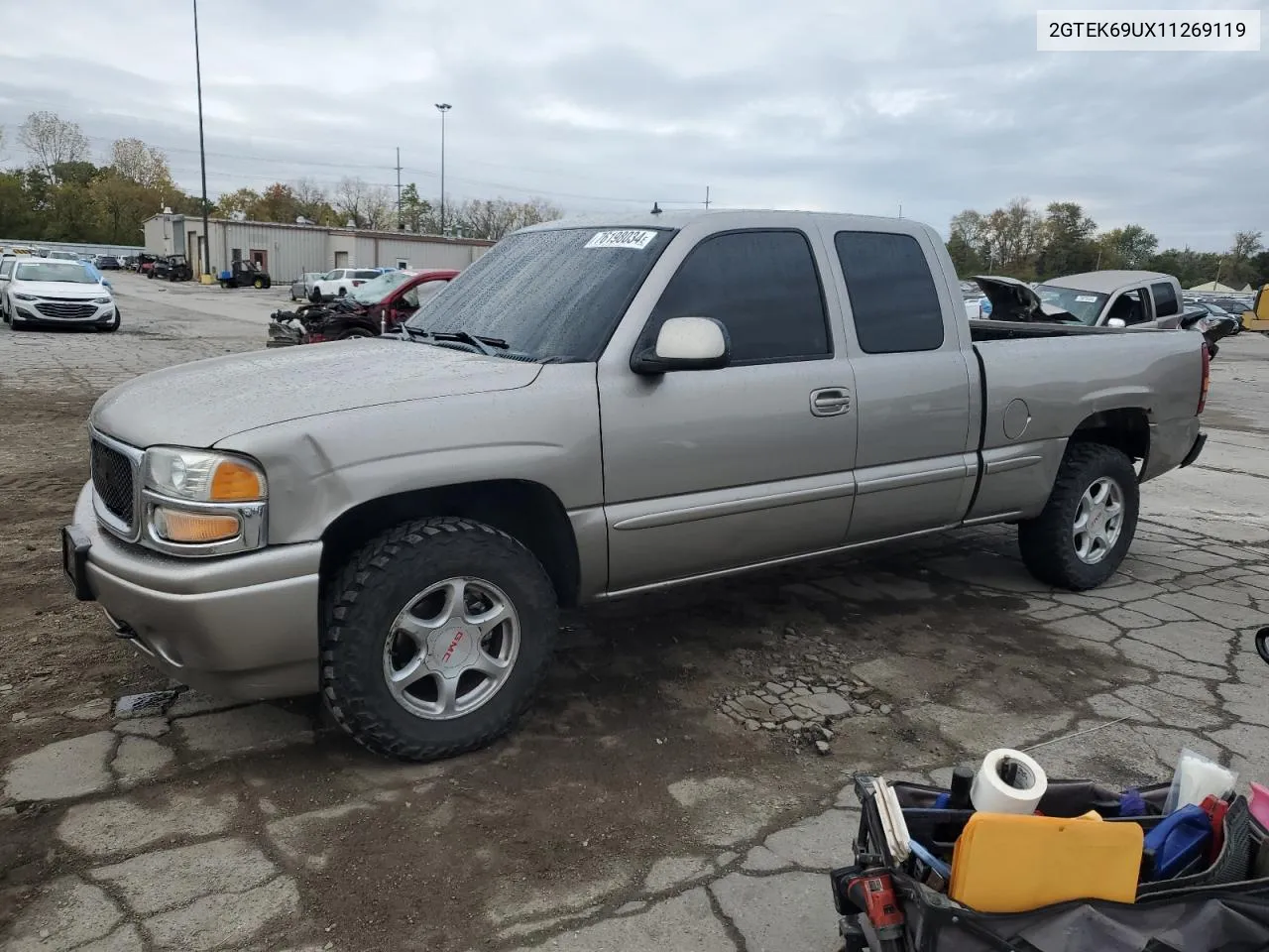 2001 GMC Sierra K1500 C3 VIN: 2GTEK69UX11269119 Lot: 76198034