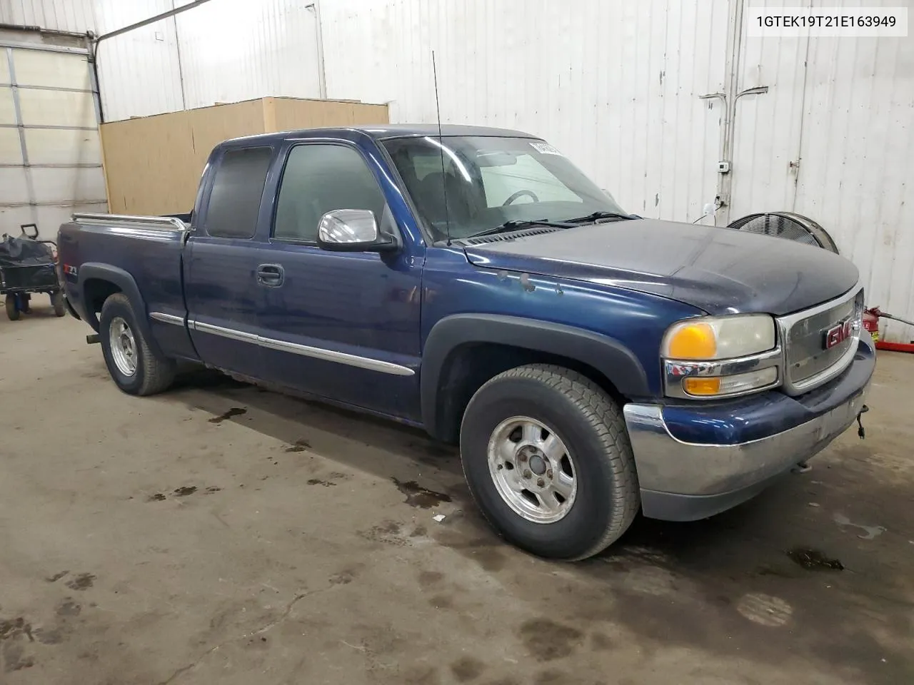 2001 GMC New Sierra K1500 VIN: 1GTEK19T21E163949 Lot: 76416294