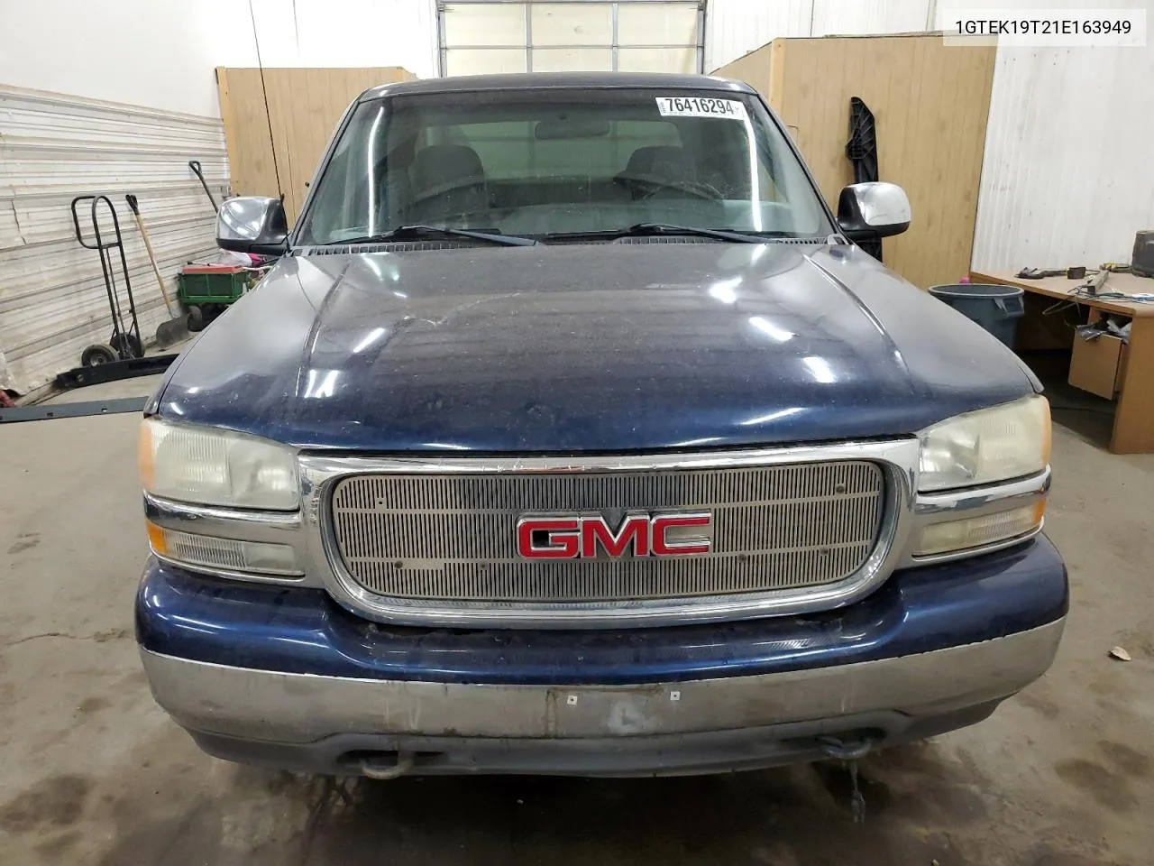 2001 GMC New Sierra K1500 VIN: 1GTEK19T21E163949 Lot: 76416294