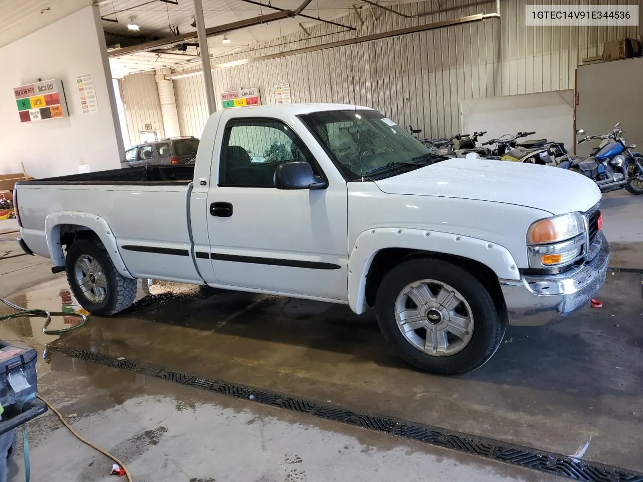 2001 GMC New Sierra C1500 VIN: 1GTEC14V91E344536 Lot: 77315374