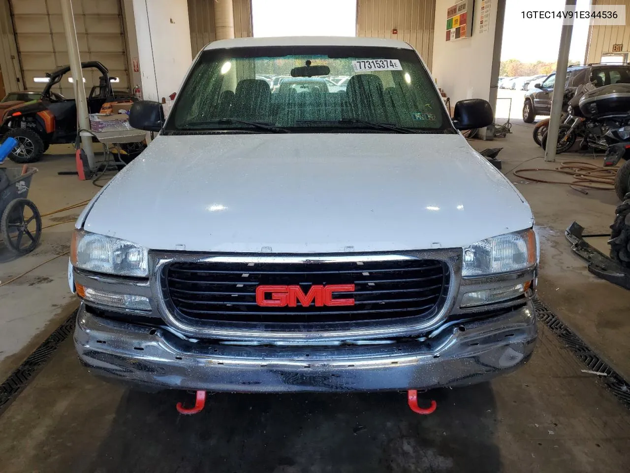 2001 GMC New Sierra C1500 VIN: 1GTEC14V91E344536 Lot: 77315374