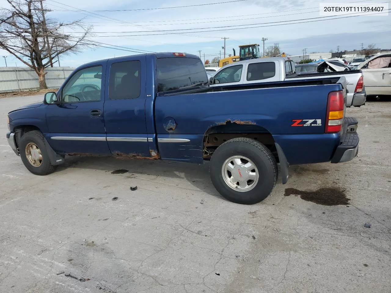 2001 GMC New Sierra K1500 VIN: 2GTEK19T111394407 Lot: 78521164