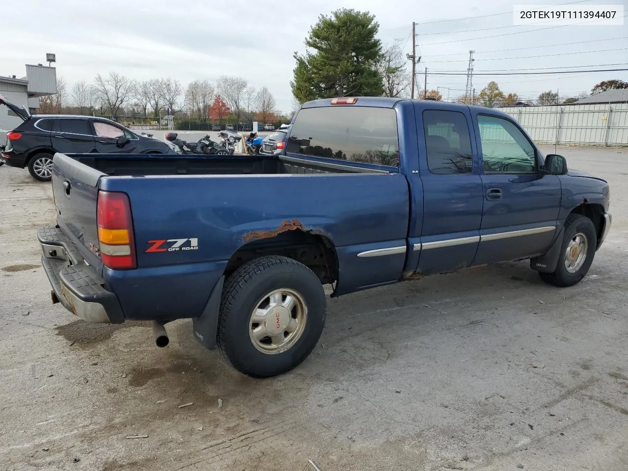 2001 GMC New Sierra K1500 VIN: 2GTEK19T111394407 Lot: 78521164