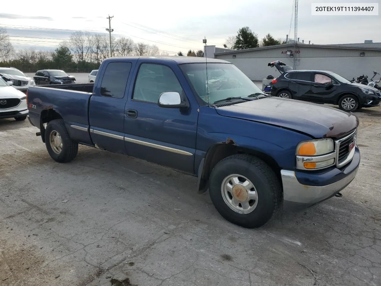 2001 GMC New Sierra K1500 VIN: 2GTEK19T111394407 Lot: 78521164