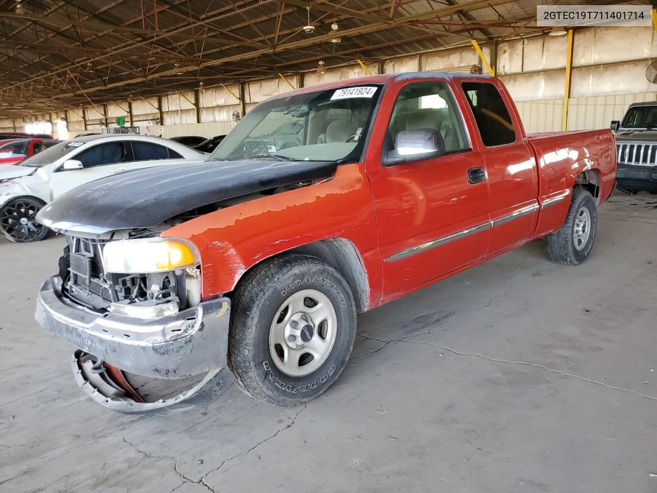 2001 GMC New Sierra C1500 VIN: 2GTEC19T711401714 Lot: 79141924