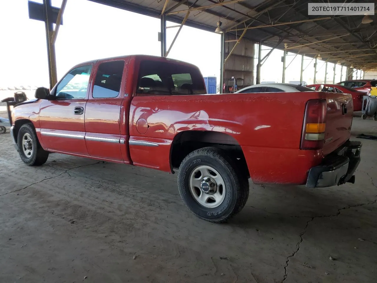 2001 GMC New Sierra C1500 VIN: 2GTEC19T711401714 Lot: 79141924