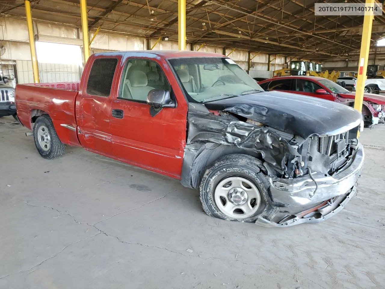 2001 GMC New Sierra C1500 VIN: 2GTEC19T711401714 Lot: 79141924