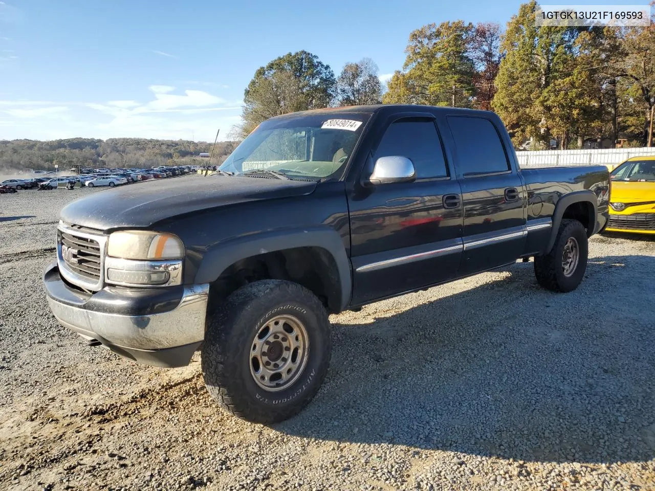 2001 GMC Sierra K1500 Heavy Duty VIN: 1GTGK13U21F169593 Lot: 80849014