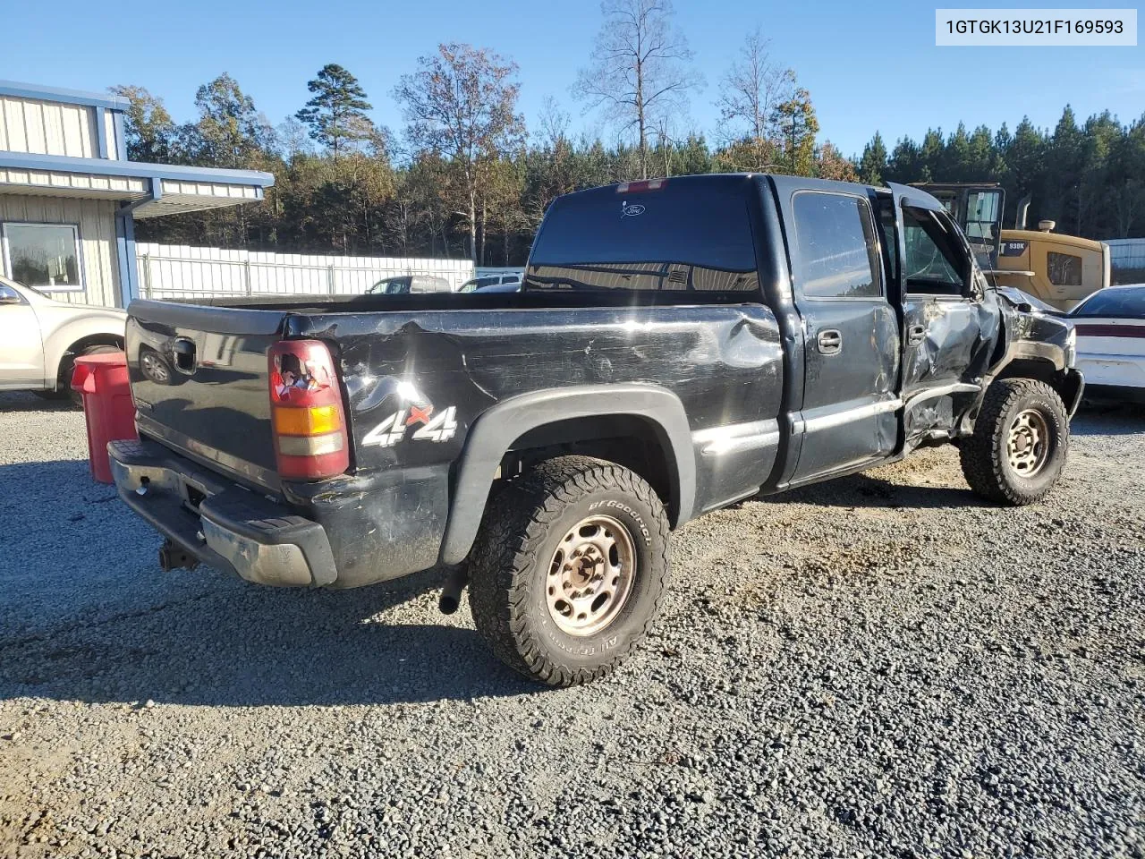 2001 GMC Sierra K1500 Heavy Duty VIN: 1GTGK13U21F169593 Lot: 80849014