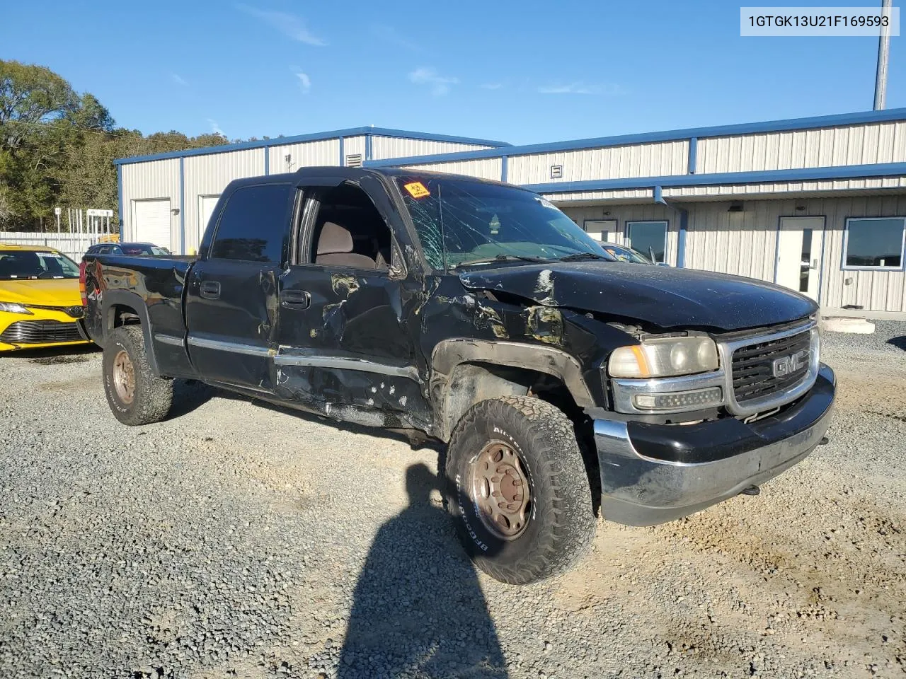 2001 GMC Sierra K1500 Heavy Duty VIN: 1GTGK13U21F169593 Lot: 80849014