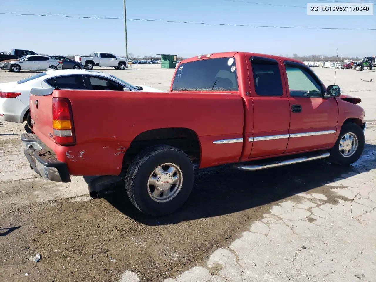 2002 GMC New Sierra C1500 VIN: 2GTEC19V621170940 Lot: 42426364